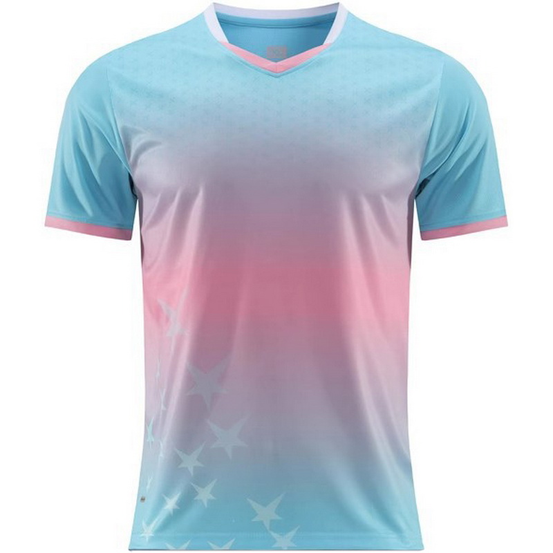 Teal/Pink Third Soccer Jersey Training Shirt for Men Women