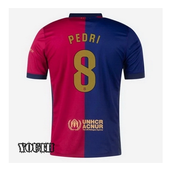 2024/2025 Pedri #8 Home Youth Soccer Jersey