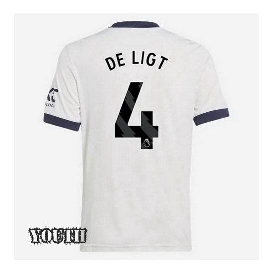 2024/25 Matthijs de Ligt #4 Third Youth Soccer Jersey