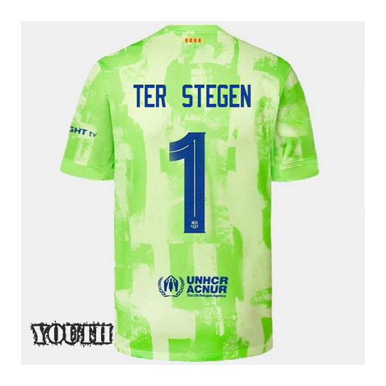 24/25 Marc-Andre ter Stegen #1 Third Youth Soccer Jersey