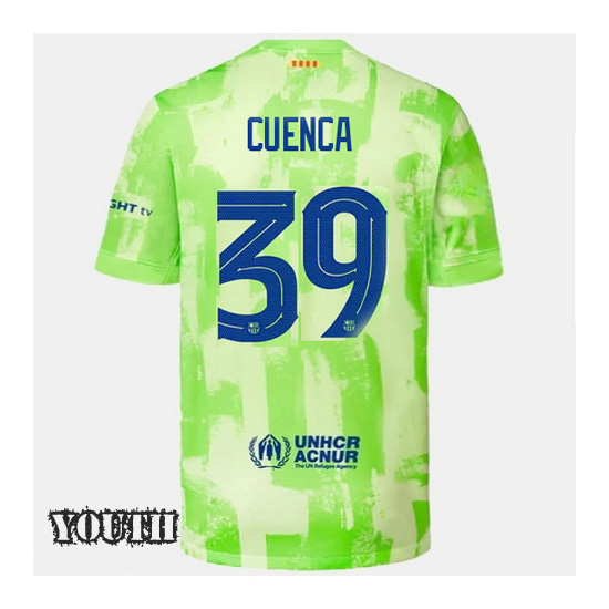 24/25 Andres Cuenca #39 Third Youth Soccer Jersey