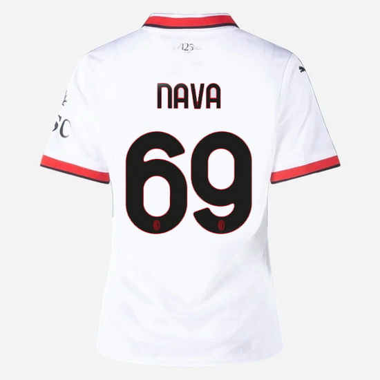 2024/25 Lapo Maria Nava #69 Away Women's Soccer Jersey