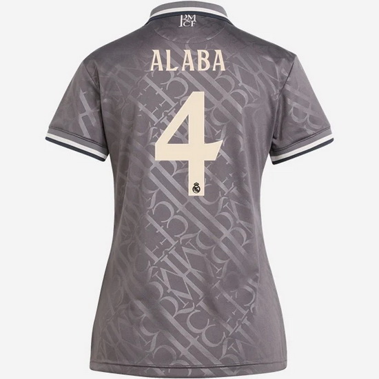 2024/25 David Alaba #4 Third Women's Soccer Jersey
