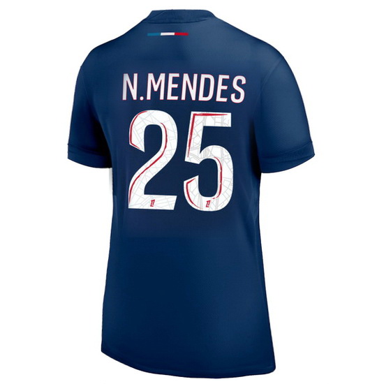 2024/25 Nuno Mendes #25 Home Women's Soccer Jersey