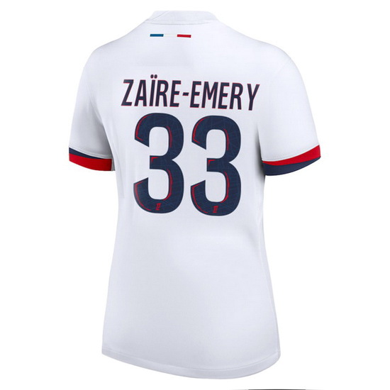 2024/25 Warren Zaire-Emery #33 Away Women's Soccer Jersey
