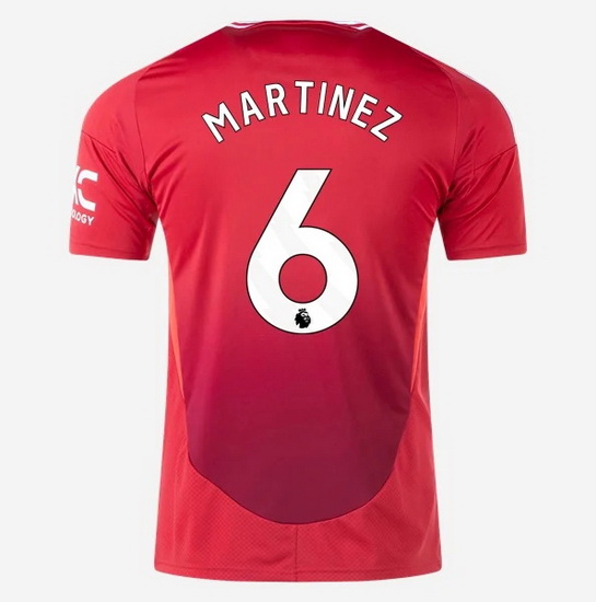 2024/25 Lisandro Martinez #6 Home Men's Soccer Jersey