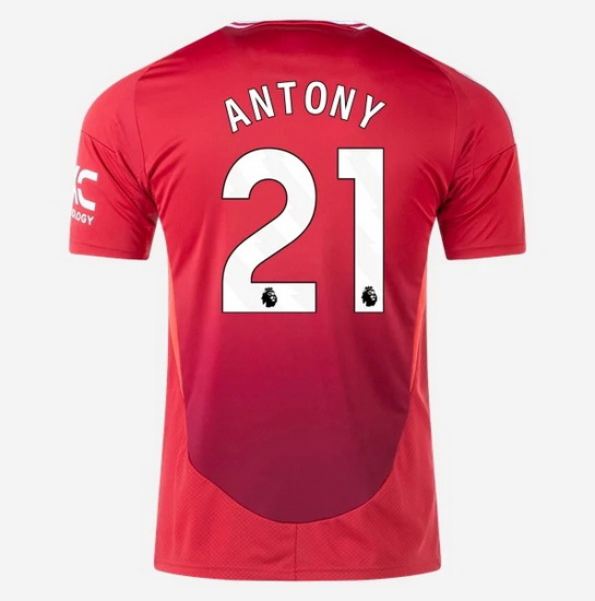 2024/25 Antony #21 Home Men's Soccer Jersey