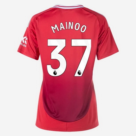 2024/25 Kobbie Mainoo #37 Home Women's Soccer Jersey