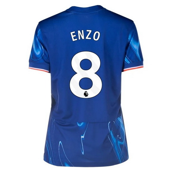 2024/25 Enzo Fernandez #8 Home Women's Soccer Jersey