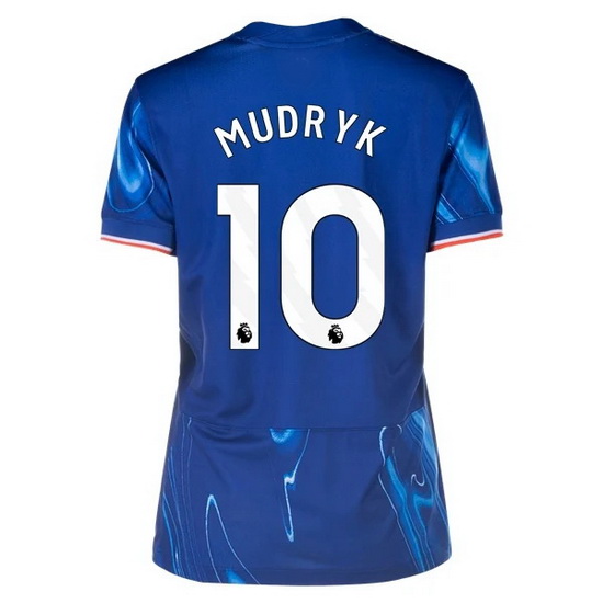 2024/25 Mykhailo Mudryk #10 Home Women's Soccer Jersey