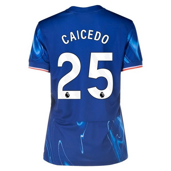 2024/25 Moises Caicedo #25 Home Women's Soccer Jersey
