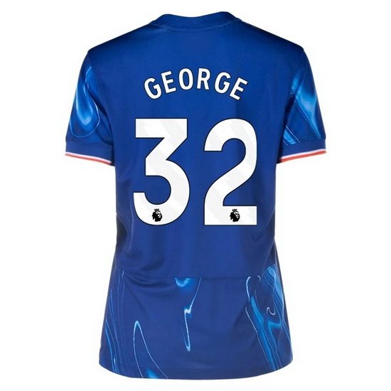 2024/25 Tyrique George #32 Home Women's Soccer Jersey