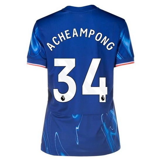 2024/25 Josh Acheampong #34 Home Women's Soccer Jersey