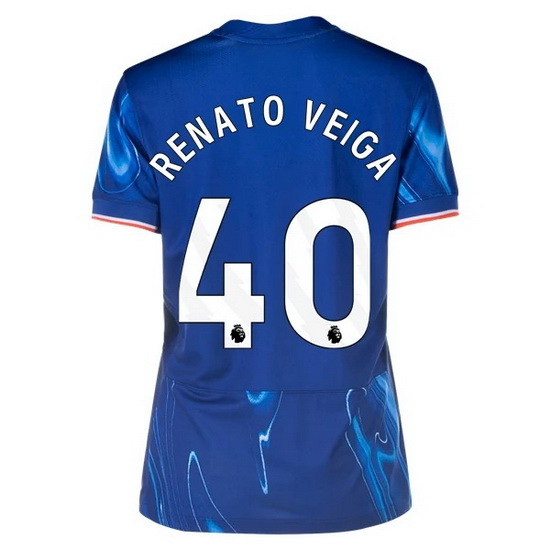 2024/25 Renato Veiga #40 Home Women's Soccer Jersey