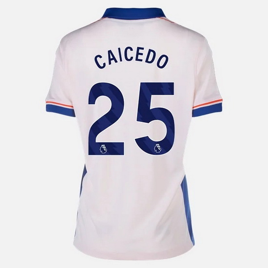 2024/25 Moises Caicedo #25 Away Women's Soccer Jersey