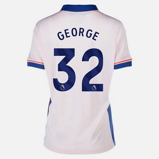 2024/25 Tyrique George #32 Away Women's Soccer Jersey