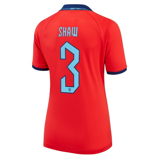 2022/2023 Luke Shaw England Away Women's Soccer Jersey