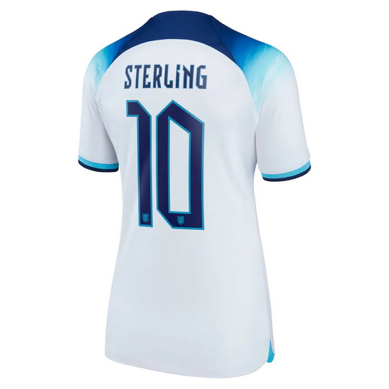 22/23 Raheem Sterling England Home Women's Soccer Jersey