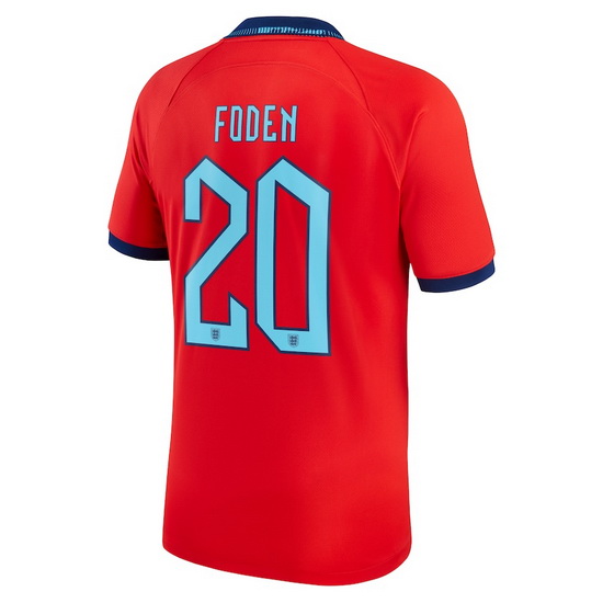 2022/2023 Phil Foden England Away Men's Soccer Jersey