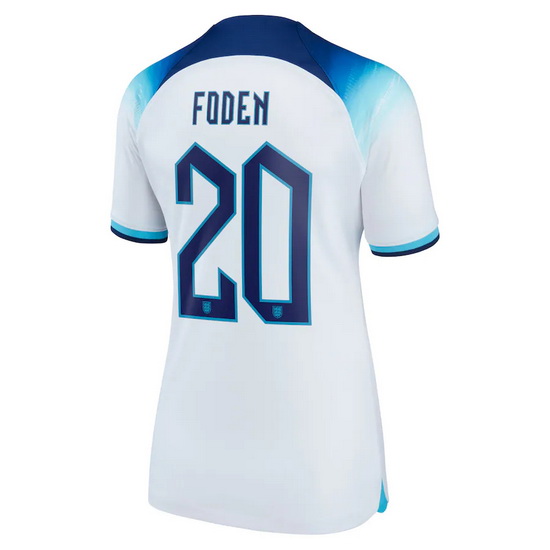 22/23 Phil Foden England Home Women's Soccer Jersey