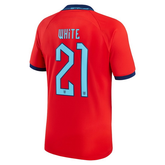 2022/2023 Ben White England Away Men's Soccer Jersey