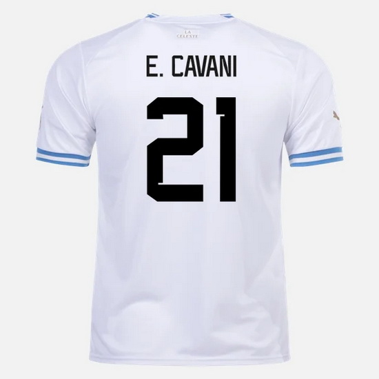 2022/2023 Edinson Cavani Uruguay Away Men's Soccer Jersey