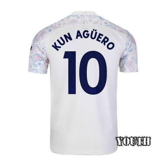 20/21 Sergio Aguero Third Youth Soccer Jersey