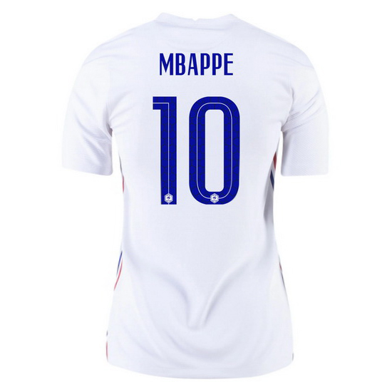 2020 Kylian Mbappe France Away Women's Soccer Jersey