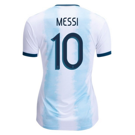 2020 Lionel Messi Argentina Home Women's Soccer Jersey