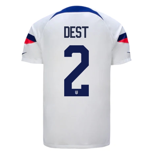 2022/23 Sergino Dest USA Home Men's Soccer Jersey