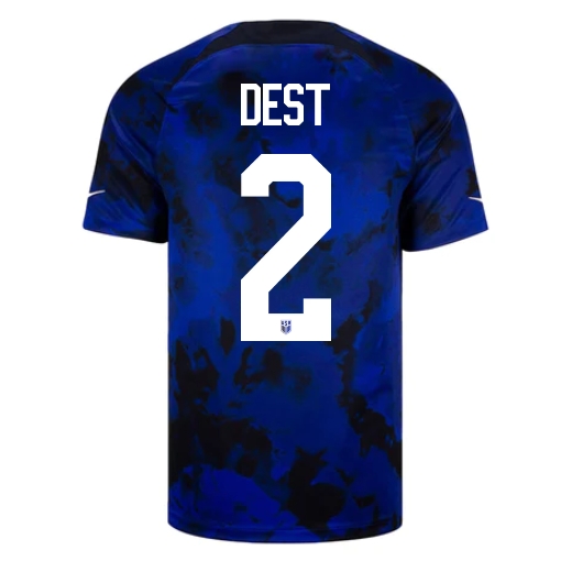 22/23 Sergino Dest USA Away Men's Soccer Jersey
