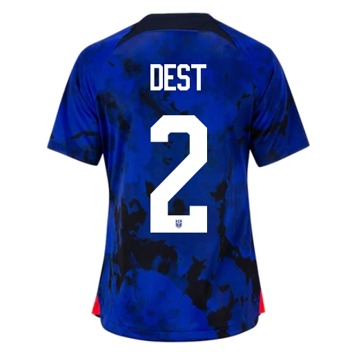 22/23 Sergino Dest USA Away Women's Soccer Jersey