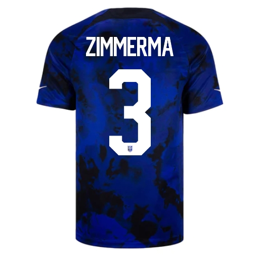 22/23 Walker Zimmerman USA Away Men's Soccer Jersey