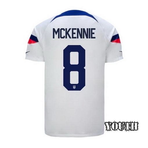 2022/23 Weston McKennie USA Home Youth Soccer Jersey