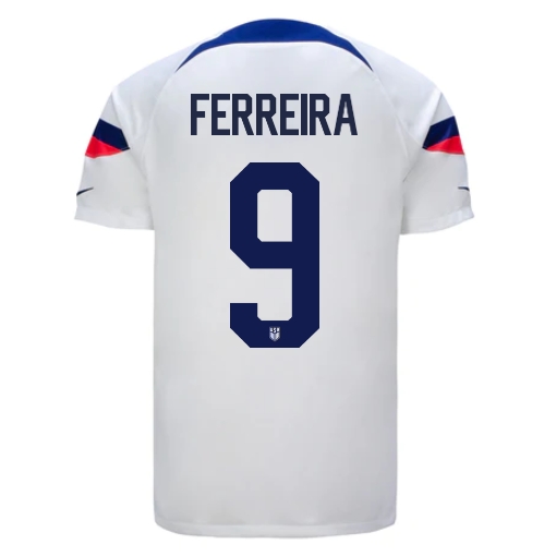 2022/23 Jesus Ferreira USA Home Men's Soccer Jersey