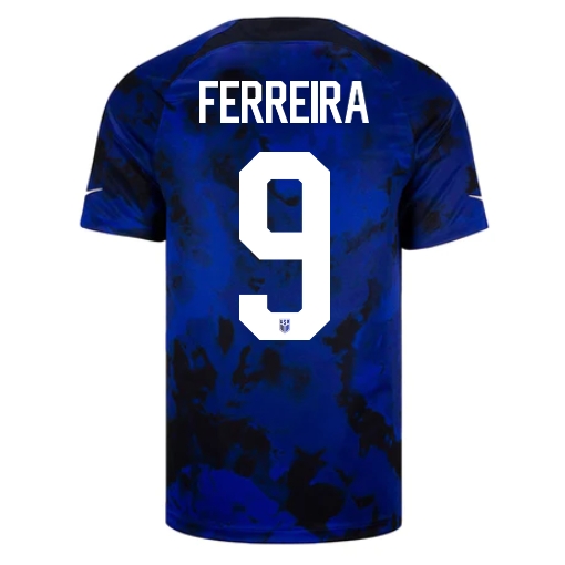 22/23 Jesus Ferreira USA Away Men's Soccer Jersey