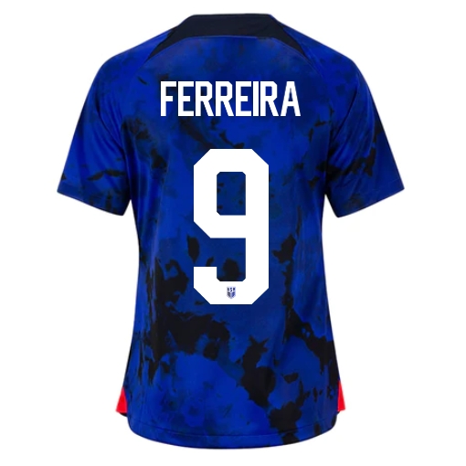 22/23 Jesus Ferreira USA Away Women's Soccer Jersey