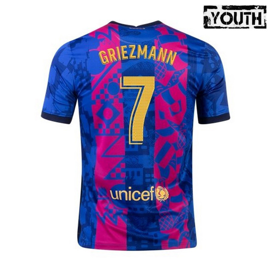 2021/22 Antoine Griezmann Third Youth Jersey