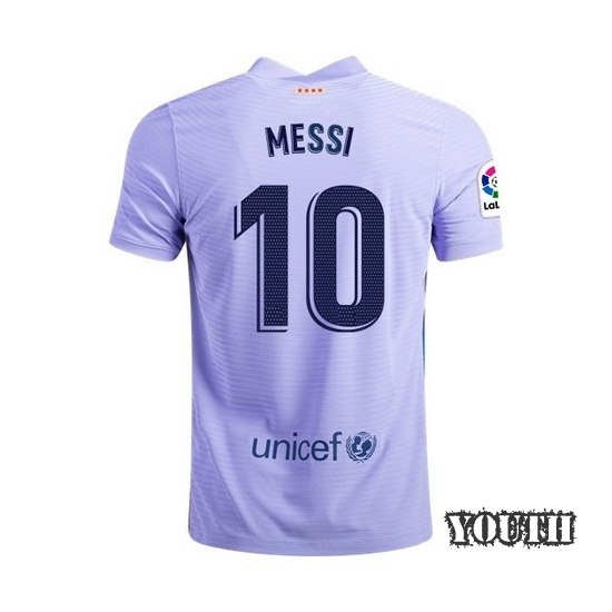 21/22 Lionel Messi Away Youth Soccer Jersey