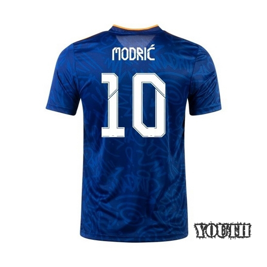 21/22 Luka Modric Away Youth Soccer Jersey