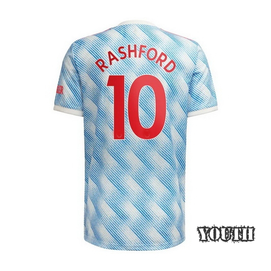 21/22 Marcus Rashford Away Youth Jersey