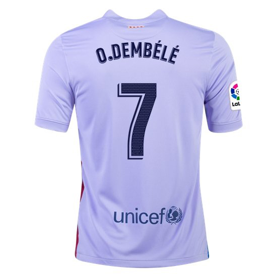 21/22 Ousmane Dembele Away Men's Soccer Jersey