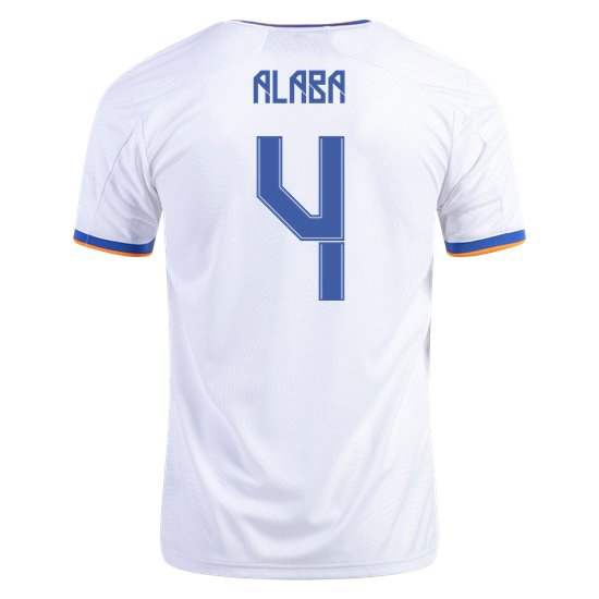 2021/22 David Alaba Home Men's Soccer Jersey