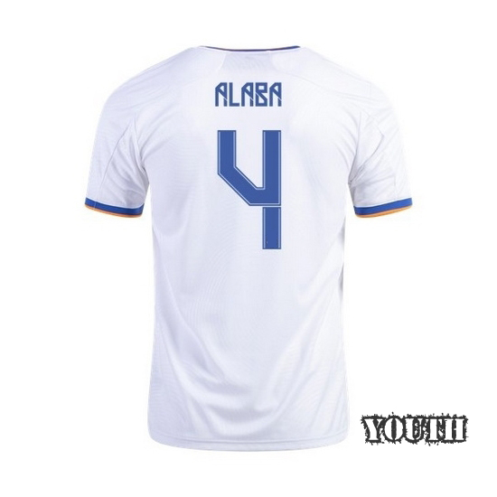 2021/22 David Alaba Home Youth Soccer Jersey