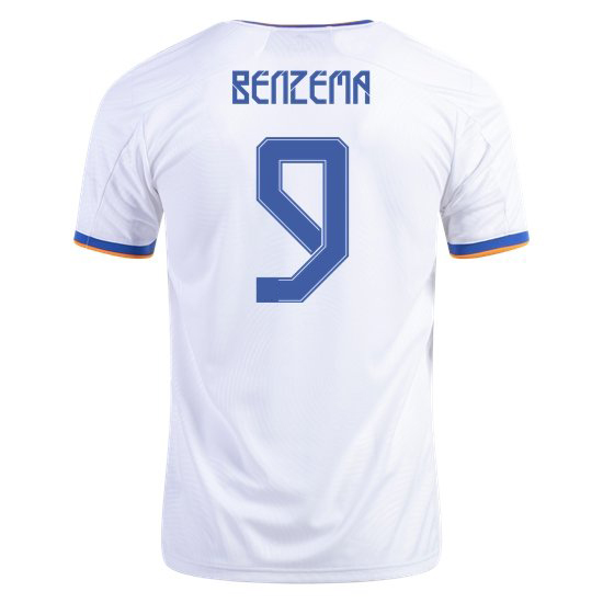 2021/2022 Karim Benzema Home Men's Soccer Jersey