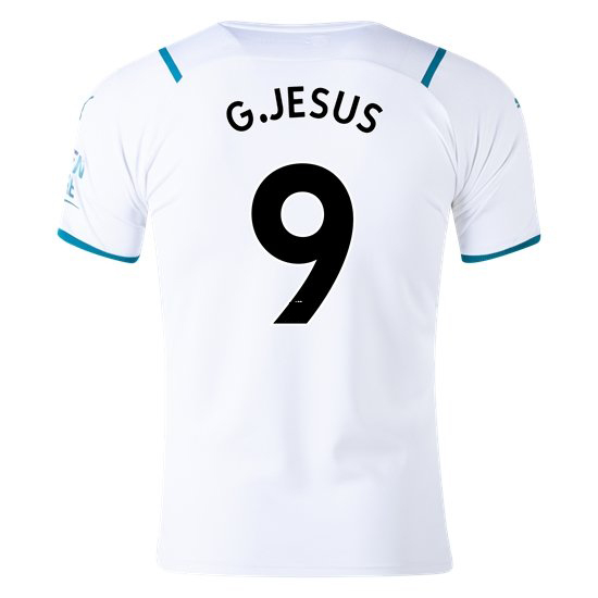 21/22 Gabriel Jesus Away Men's Jersey