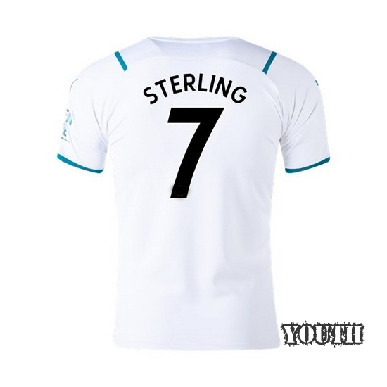 21/22 Raheem Sterling Away Youth Jersey