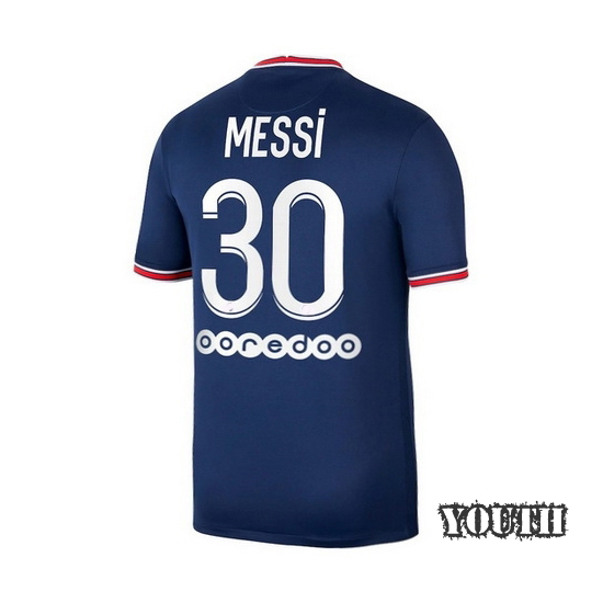 2021/2022 Lionel Messi Home Youth Soccer Jersey
