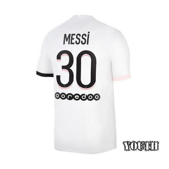 2021/22 Lionel Messi Away Youth Soccer Jersey