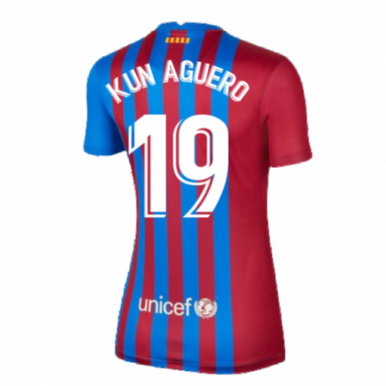 2021/2022 Sergio Aguero Home Women's Soccer Jersey